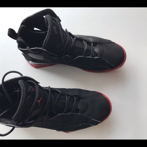Nike Air Jordan 7 Black/Red 10.5 100% Authentic - Picture 3 of 4